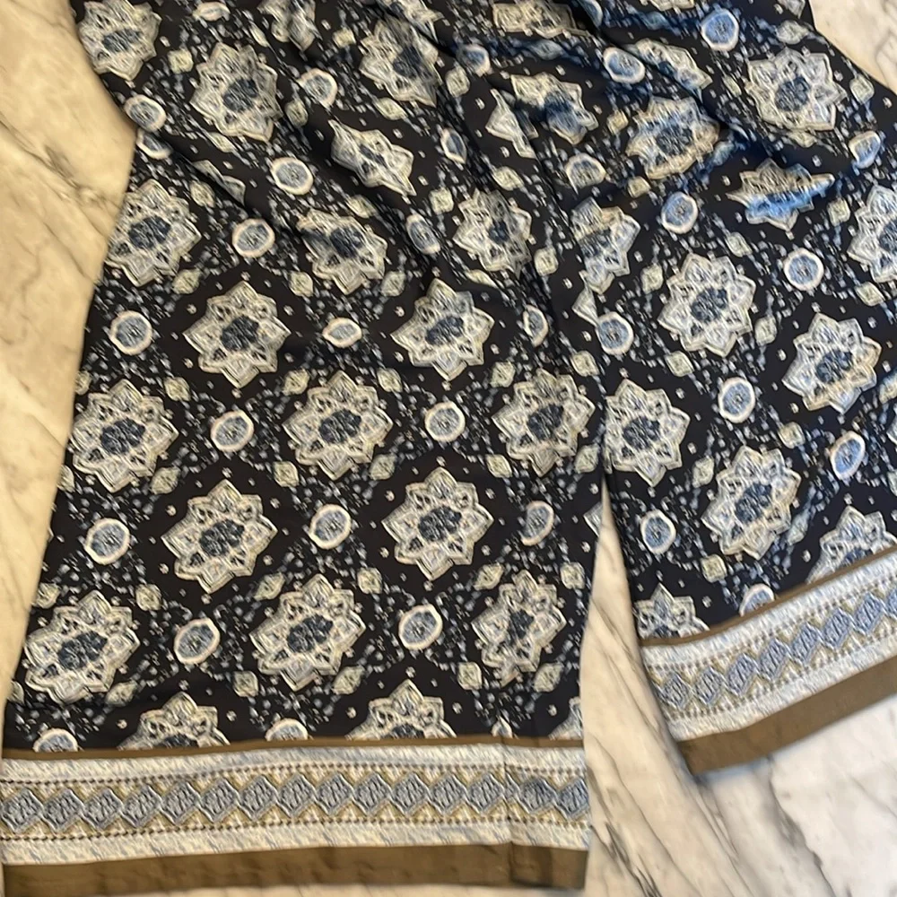 Palazzo Pants Summer long wide-leg Versona size Large Beach Reso… - Picture 4 of 4